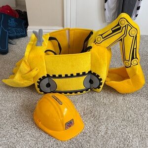 Yellow Construction Digger Costume